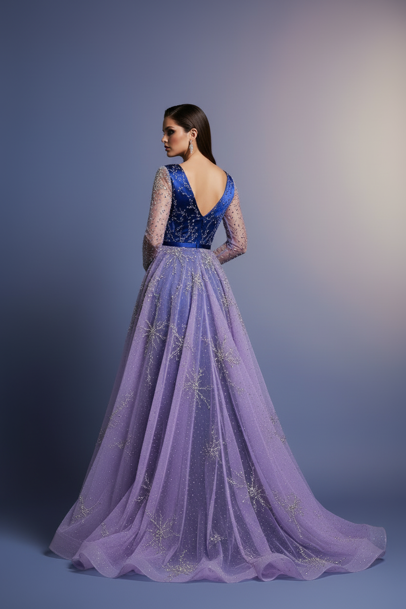 Evening Gown Back View