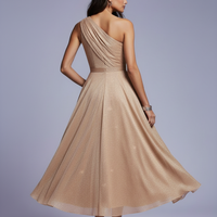 Beige Dress Back View