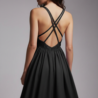 Black Dress Back View