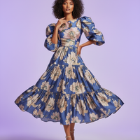 Blue Dress Front View