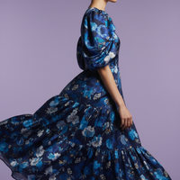 Blue Dress Side View
