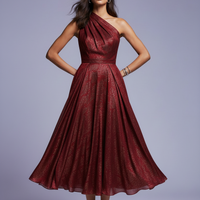 Burgundy Red Dress