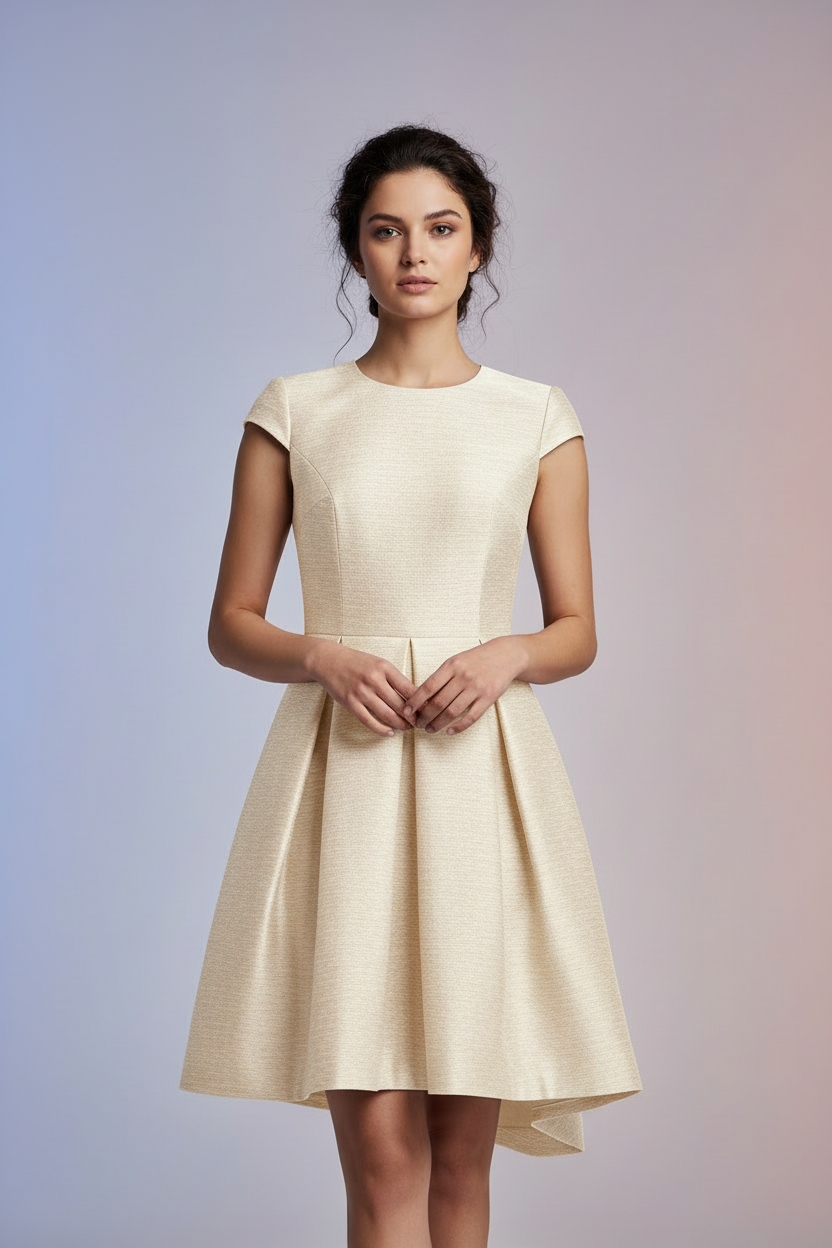 Cream White Dress Version