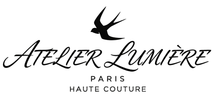 Atelier Lumère Paris Haute Couture logo on a black background