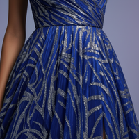 Embellished Evening Gown Detail Close-up
