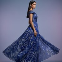 Embellished Evening Gown Side View