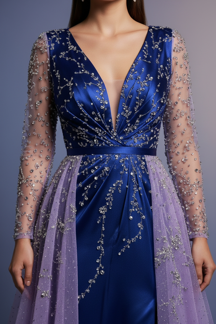 Evening Gown Detail Close-up