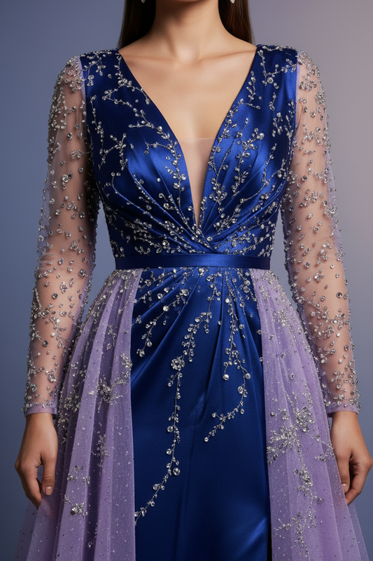Evening Gown Detail Close-up