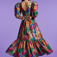 Floral Dress Back Clean