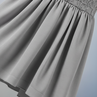 Gray Dress Detail