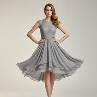 Gray Dress Front View