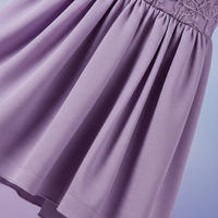 Modern Short Dress - Fabric Detail Close-up