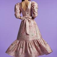 Pink Dress Back View