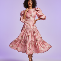Pink Dress Front View