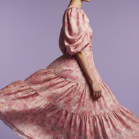 Pink Dress Side View