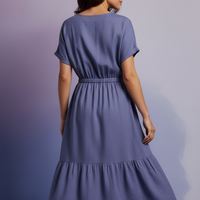 Tiered Midi Dress Back View
