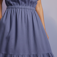 Tiered Midi Dress Detail Close-up