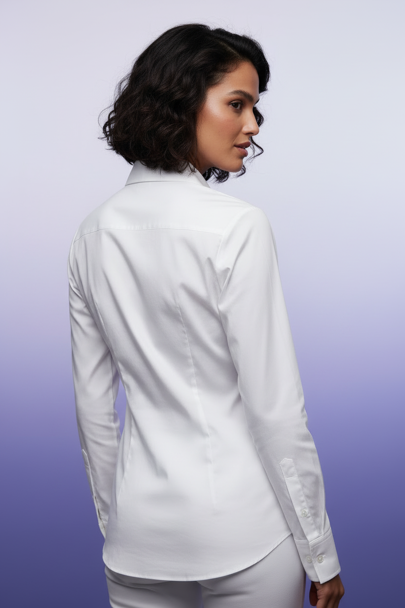 White Shirt Back View
