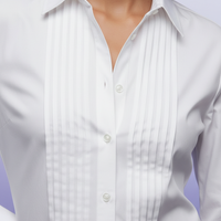 White Shirt Detail Close-up