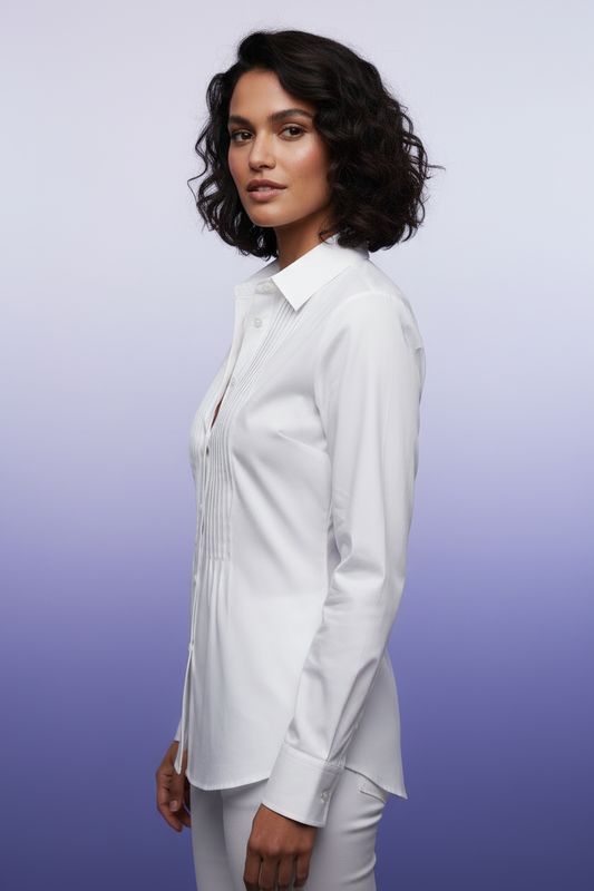 White Shirt Side View